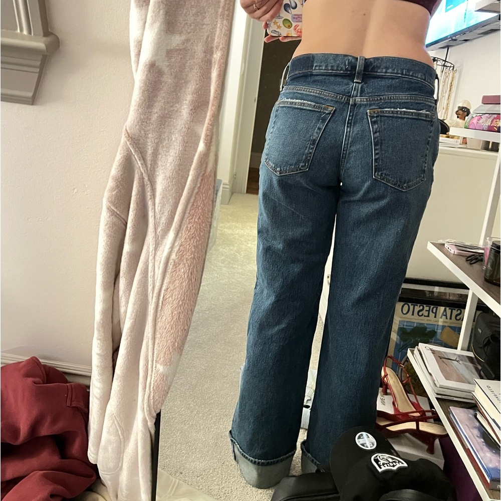 Abercrombie low rise jeans. Worn twice.
